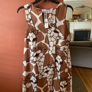 Brand new Anthro/ Cory Lynn Calter Giraffe Shift Dress